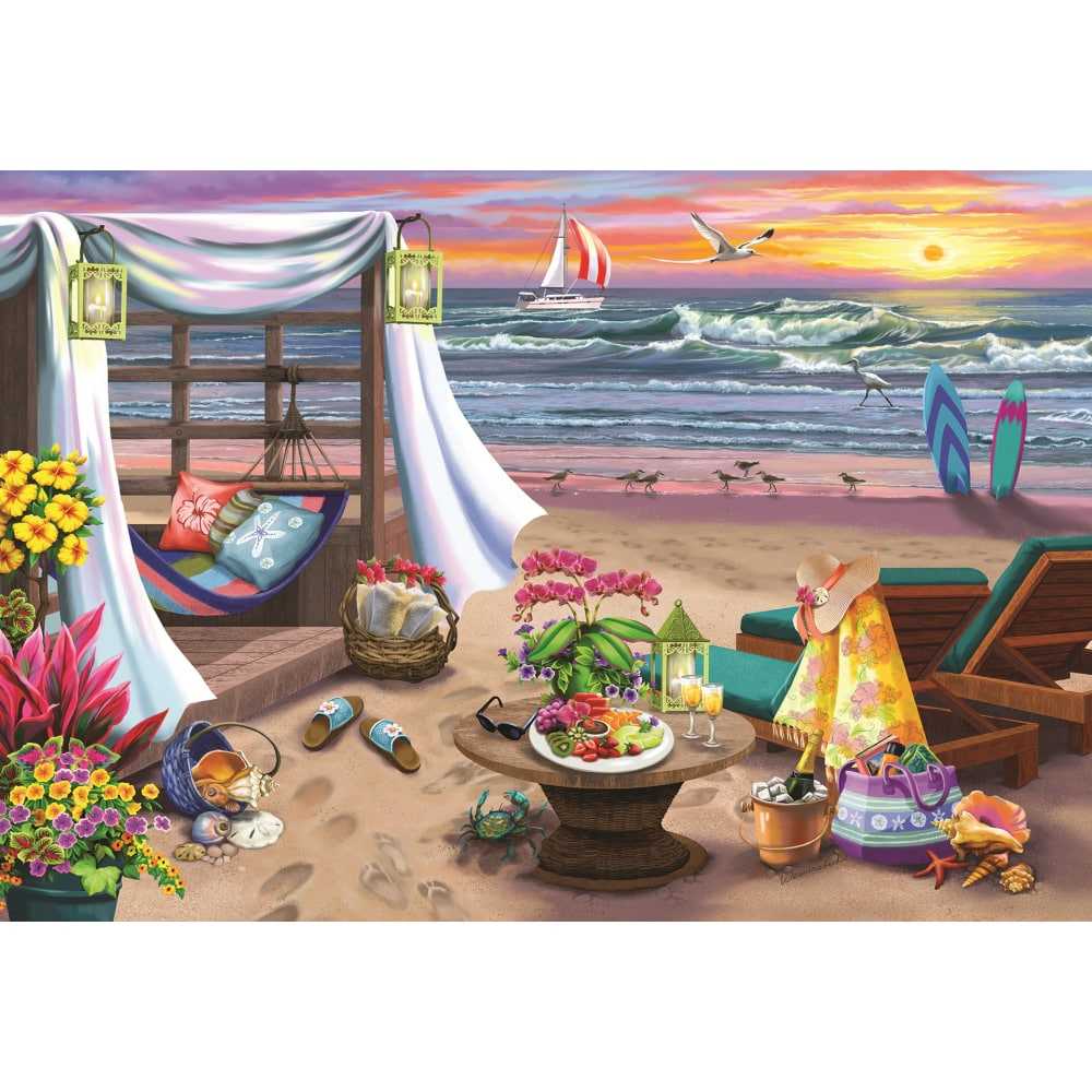 Summertime nyár fa puzzle