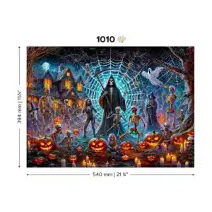 puzzle din lemn de Halloween