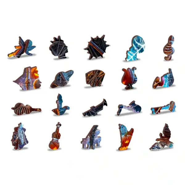 kaszás halloweenja fa puzzle
