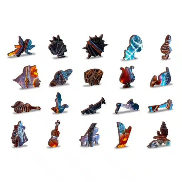 puzzle din lemn de Halloween