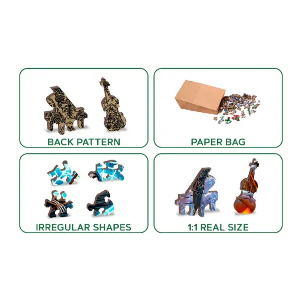 kaszás halloweenja fa puzzle