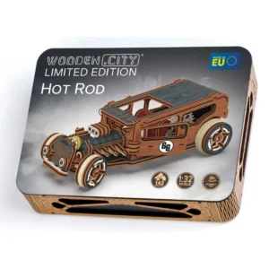 Hot Rod 3d puzzle din lemn