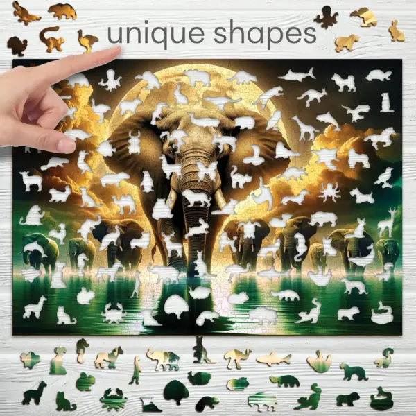 elefánt álmok fa puzzle