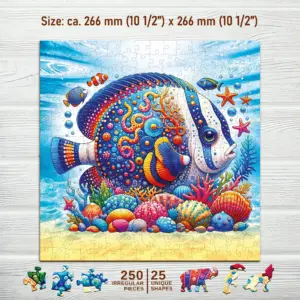 egzotikus hal fa puzzle