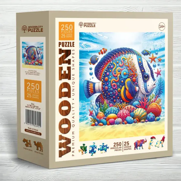 egzotikus hal fa puzzle