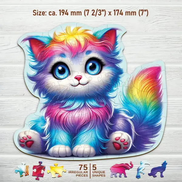 fantázia cica fa puzzle