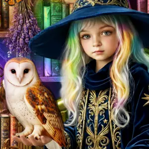 varázslatos könyvtár fa puzzle