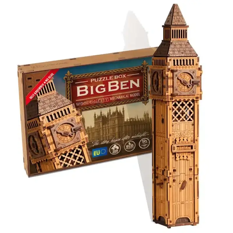 Big Ben 3D fa szabadulós puzzle