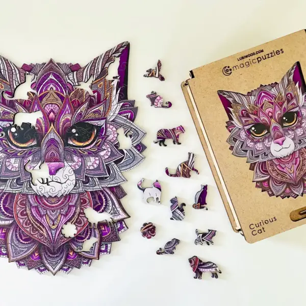 Kíváncsi Macska fa puzzle