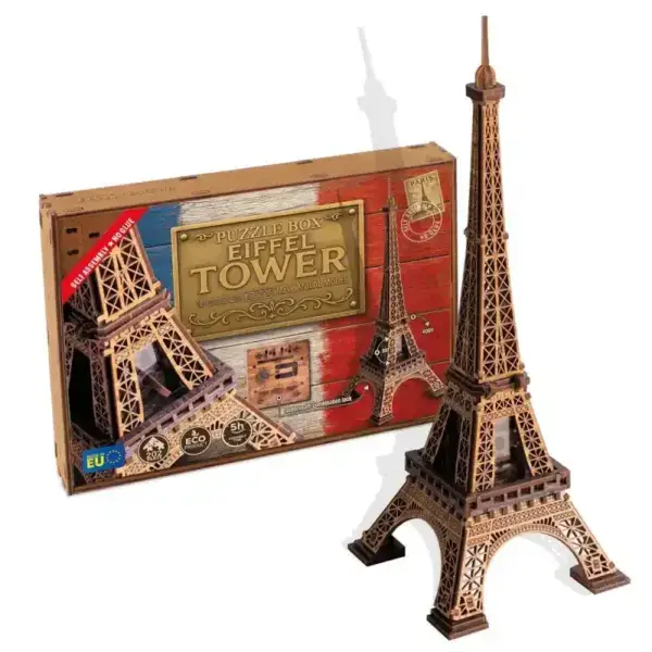 Eiffel-torony 3D fa szabadulós puzzle