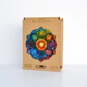 elemente mandala puzzle din lemn