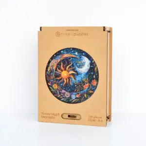Virágos Éj Mandala fa puzzle