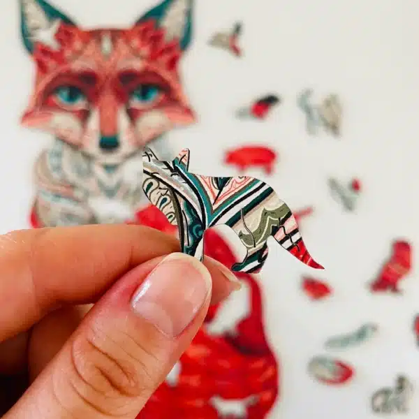 Puzzle din lemn Cunning Fox