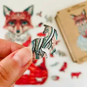 Puzzle din lemn Cunning Fox