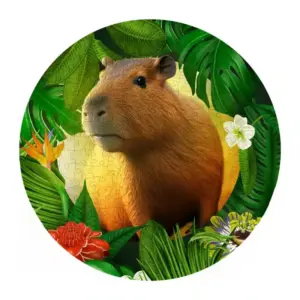 capybara vízidisznó fa puzzle