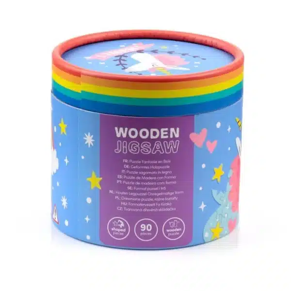 unicorn puzzle din lemn