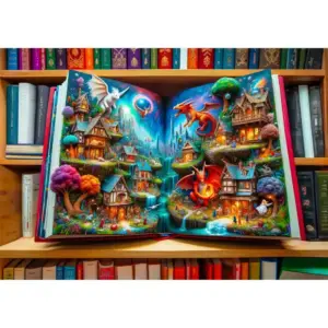 elvarázsolt mese fa puzzle