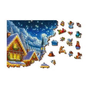 Moș Crăciun Merry Journey Christmas Tree Puzzle