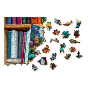 basm fermecat puzzle din lemn