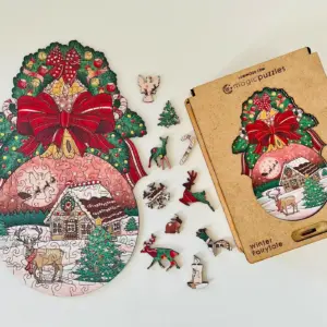 téli tündérmese fa puzzle