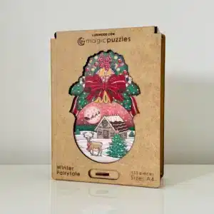 basm de iarnă puzzle din lemn