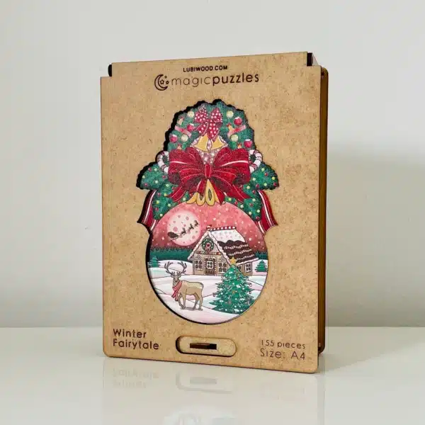 basm de iarnă puzzle din lemn