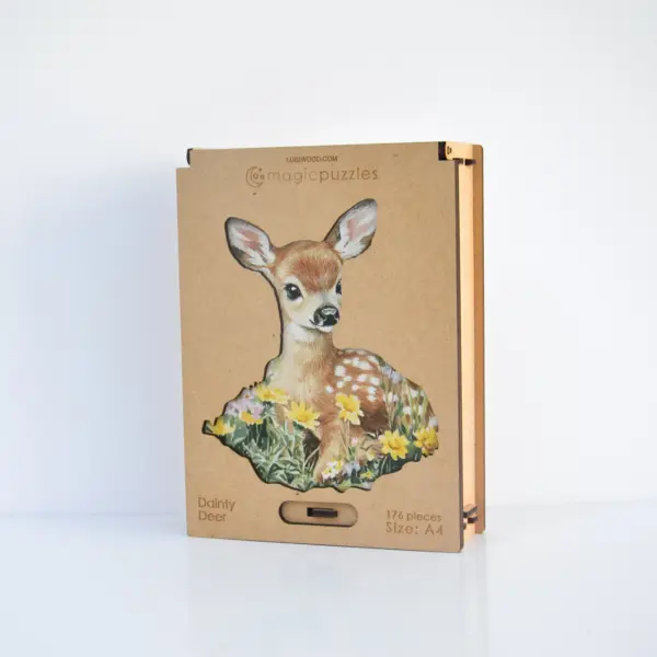 bájos őzike fa puzzle