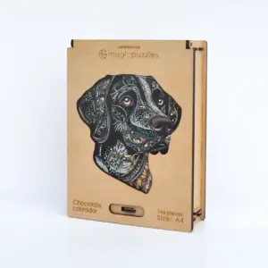 Csokoládé Labrador fa puzzle 146 db