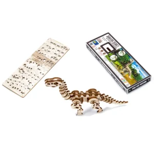 Diplodocus 3D puzzle din lemn 50 piese