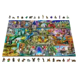 Egyszer volt, hol nem volt – egy tündémese fa puzzle