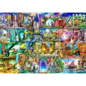 Egyszer volt, hol nem volt – egy tündémese fa puzzle