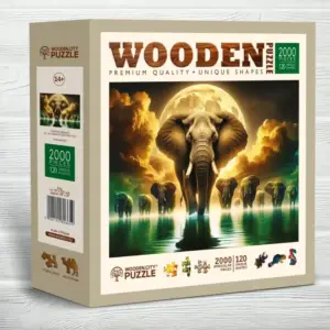 elefánt álmok fa puzzle 2000 db