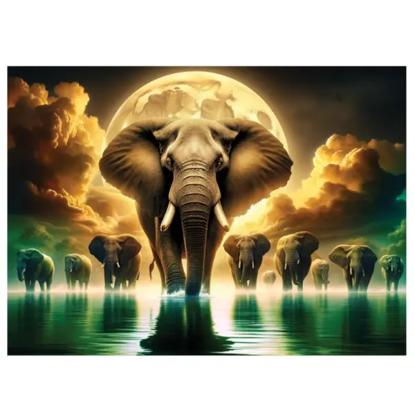 Elephant Dreams puzzle din lemn 2000 piese
