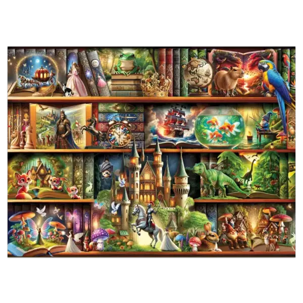 minden polcon egy mese fa puzzle
