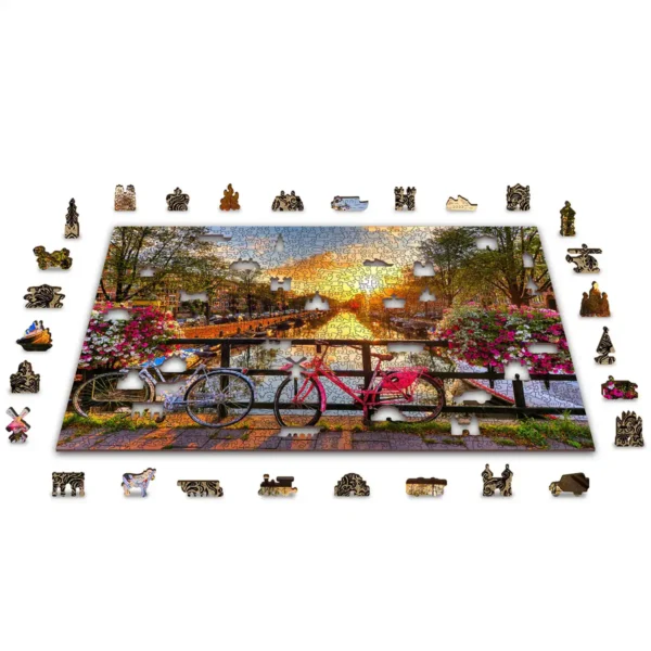 Biciclete în Amsterdam af puzzle