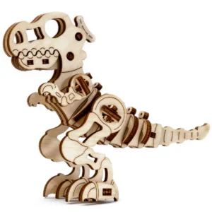 T-Rex 3D puzzle din lemn 42 piese