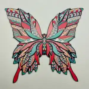 pernă colorat puzzle din lemn