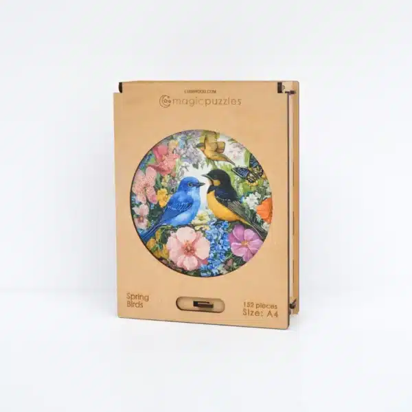 Puzzle jigsaw cu păsări de primăvară 152 piese