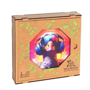 techno goose puzzle din lemn