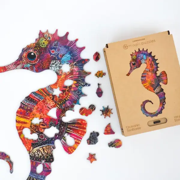 tengeri csikohal fa puzzle
