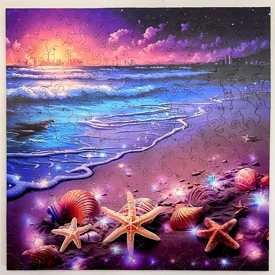 plaja spumante puzzle din lemn