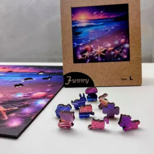 plaja spumante puzzle din lemn