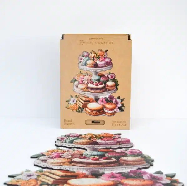 viragos delicacies puzzle din lemn