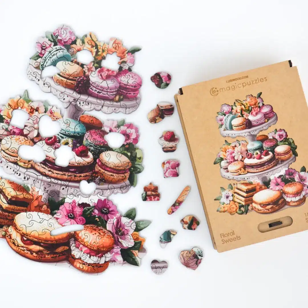 viragos delicacies puzzle din lemn