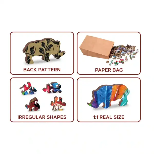 misztikus róka fa puzzle