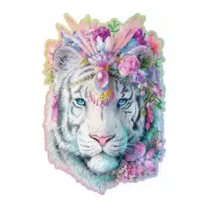 tigru mistic puzzle din lemn