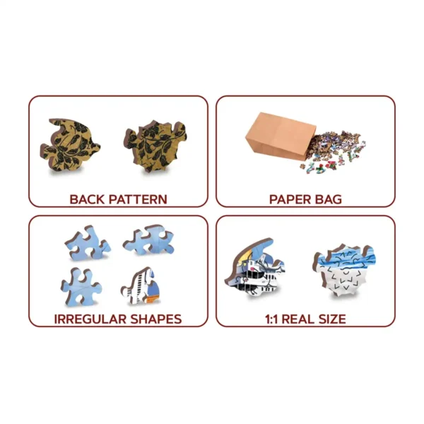 puzzle tittanic din lemn