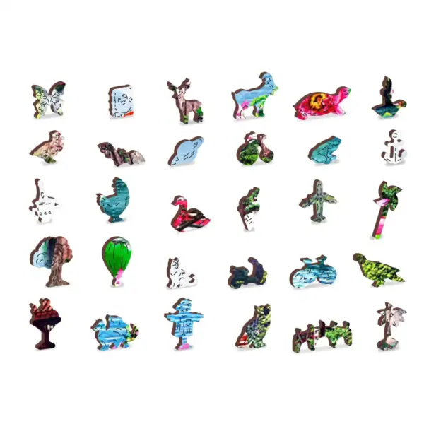 vízesések a japánkertben fa puzzle