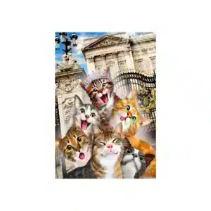 pisicuțe în Londra puzzle din lemn