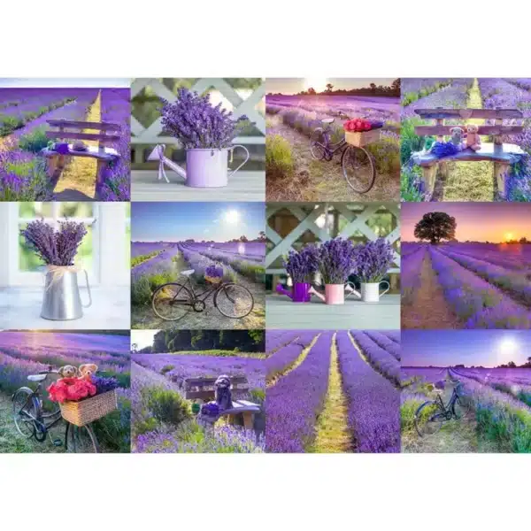 Lavanda franceză puzzle din lemn